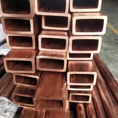 C12200 C11000 rectangular copper pipes square copper tube TP2 price